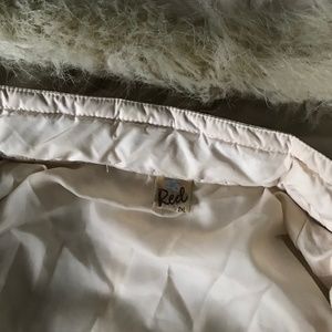 Cream winter jacket
